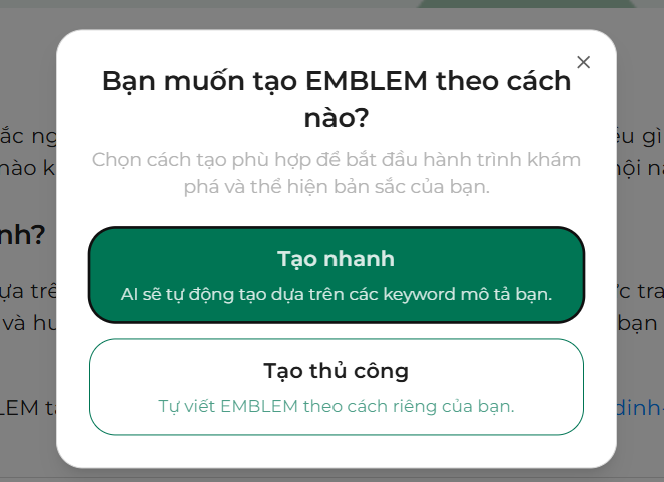 Giao diện EMBLEM